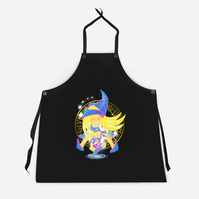 Magic Of Dark Magician Girl-Unisex-Kitchen-Apron-hypertwenty