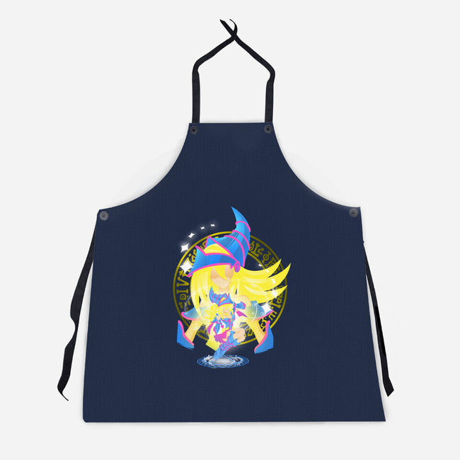 Magic Of Dark Magician Girl-Unisex-Kitchen-Apron-hypertwenty