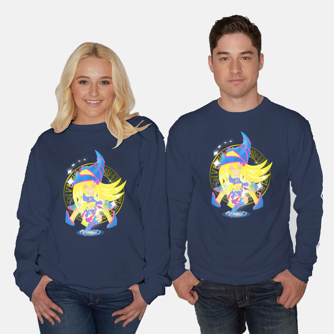 Magic Of Dark Magician Girl-Unisex-Crew Neck-Sweatshirt-hypertwenty