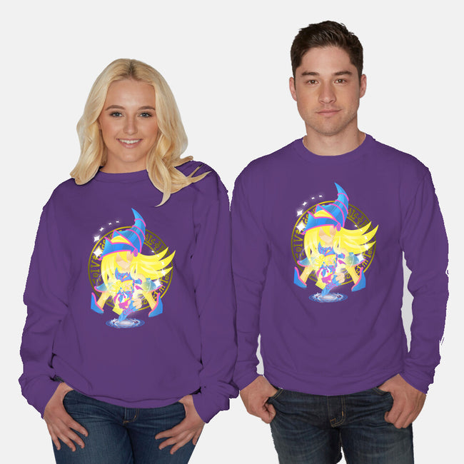 Magic Of Dark Magician Girl-Unisex-Crew Neck-Sweatshirt-hypertwenty