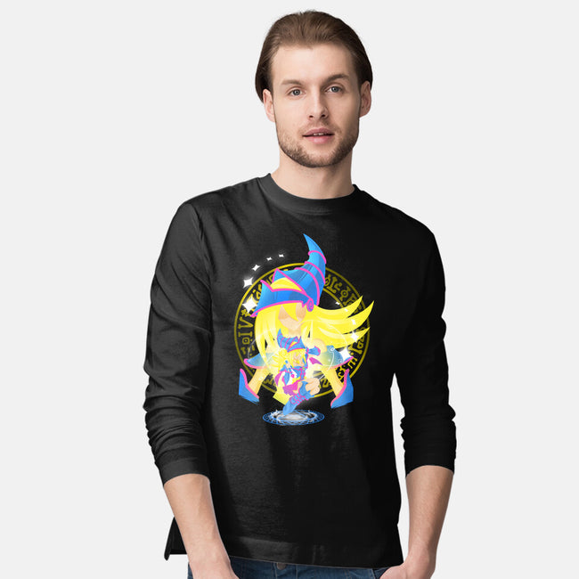 Magic Of Dark Magician Girl-Mens-Long Sleeved-Tee-hypertwenty
