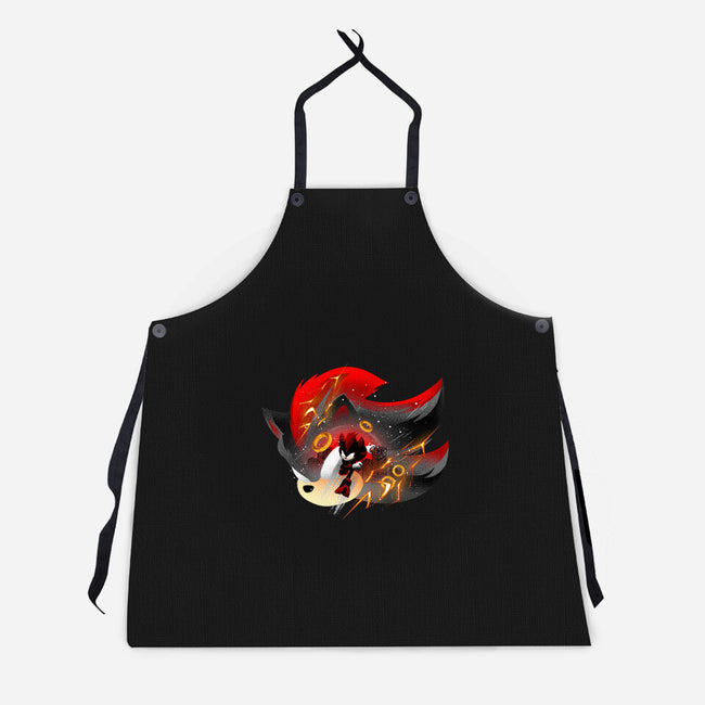 Dark Resolve Shadow-Unisex-Kitchen-Apron-hypertwenty