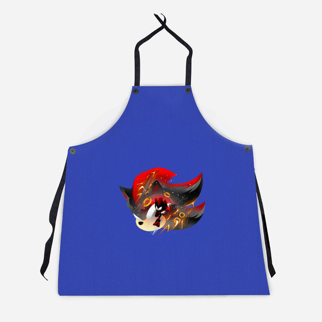 Dark Resolve Shadow-Unisex-Kitchen-Apron-hypertwenty