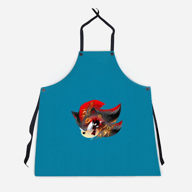 Dark Resolve Shadow-Unisex-Kitchen-Apron-hypertwenty