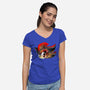 Dark Resolve Shadow-Womens-V-Neck-Tee-hypertwenty