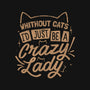Crazy Lady Without Cats-Unisex-Zip-Up-Sweatshirt-koalastudio