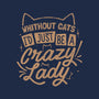 Crazy Lady Without Cats-Unisex-Crew Neck-Sweatshirt-koalastudio