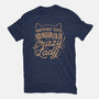 Crazy Lady Without Cats-Mens-Heavyweight-Tee-koalastudio