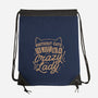 Crazy Lady Without Cats-None-Drawstring-Bag-koalastudio