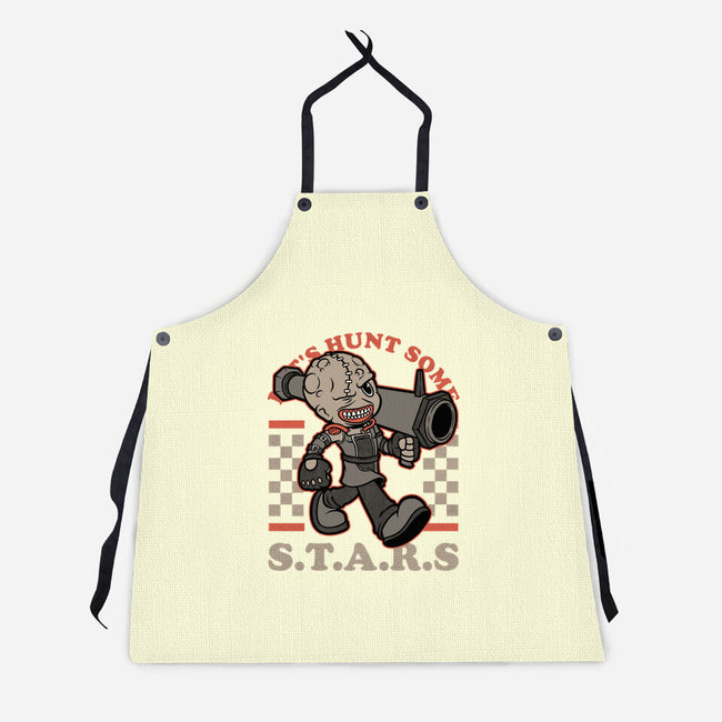 Game Mascot Bio Corporation-Unisex-Kitchen-Apron-Studio Mootant