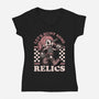 Game Mascot Archeologist-Womens-V-Neck-Tee-Studio Mootant