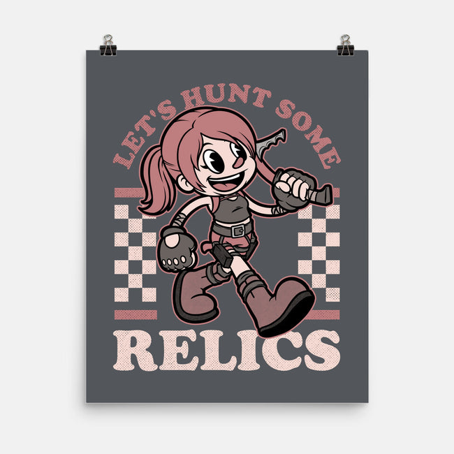 Game Mascot Archeologist-None-Matte-Poster-Studio Mootant