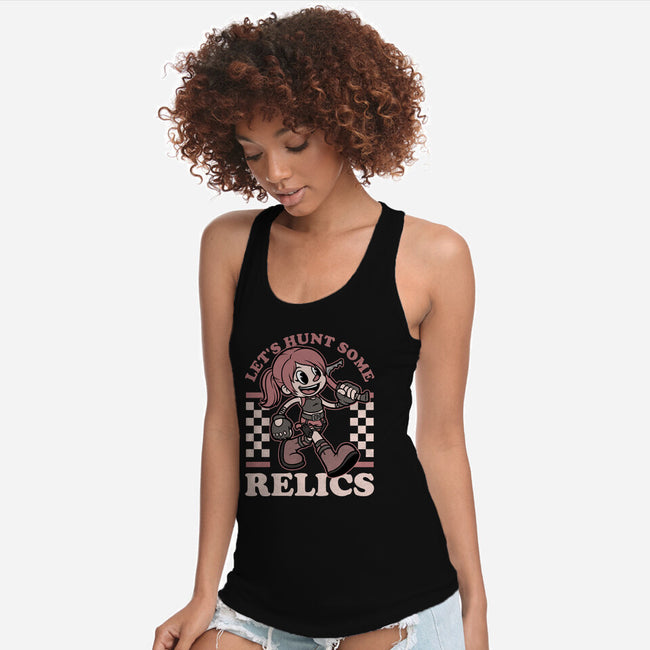 Game Mascot Archeologist-Womens-Racerback-Tank-Studio Mootant
