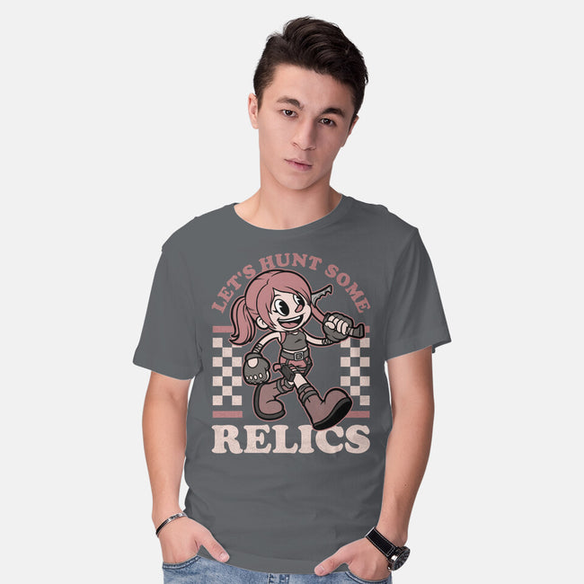 Game Mascot Archeologist-Mens-Basic-Tee-Studio Mootant