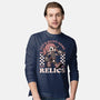 Game Mascot Archeologist-Mens-Long Sleeved-Tee-Studio Mootant