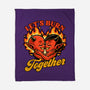 Valentines Burn Together-None-Fleece-Blanket-Studio Mootant