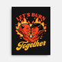 Valentines Burn Together-None-Stretched-Canvas-Studio Mootant