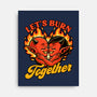Valentines Burn Together-None-Stretched-Canvas-Studio Mootant