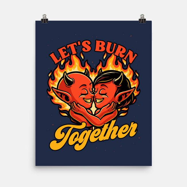 Valentines Burn Together-None-Matte-Poster-Studio Mootant