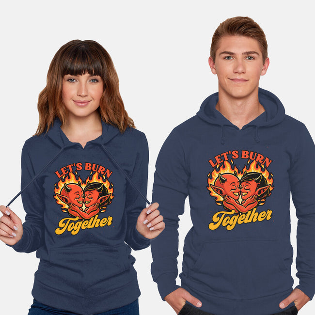 Valentines Burn Together-Unisex-Pullover-Sweatshirt-Studio Mootant