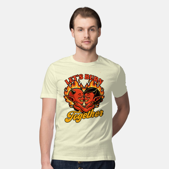 Valentines Burn Together-Mens-Premium-Tee-Studio Mootant