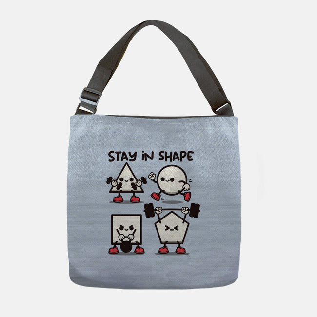 Stay In Shape Geometry-None-Adjustable Tote-Bag-NemiMakeit