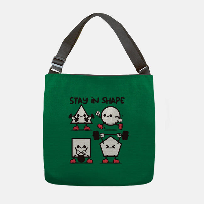 Stay In Shape Geometry-None-Adjustable Tote-Bag-NemiMakeit