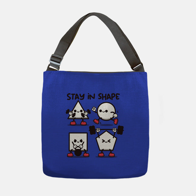 Stay In Shape Geometry-None-Adjustable Tote-Bag-NemiMakeit