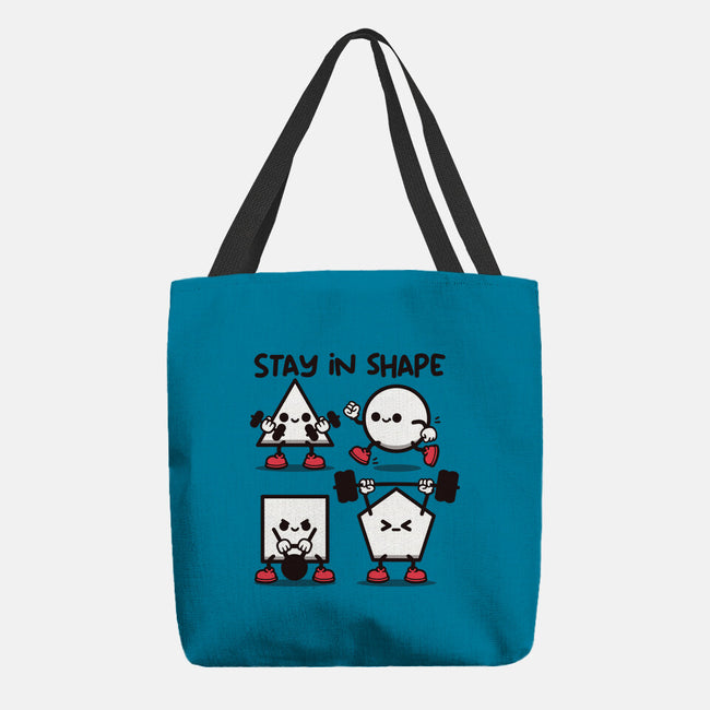 Stay In Shape Geometry-None-Basic Tote-Bag-NemiMakeit