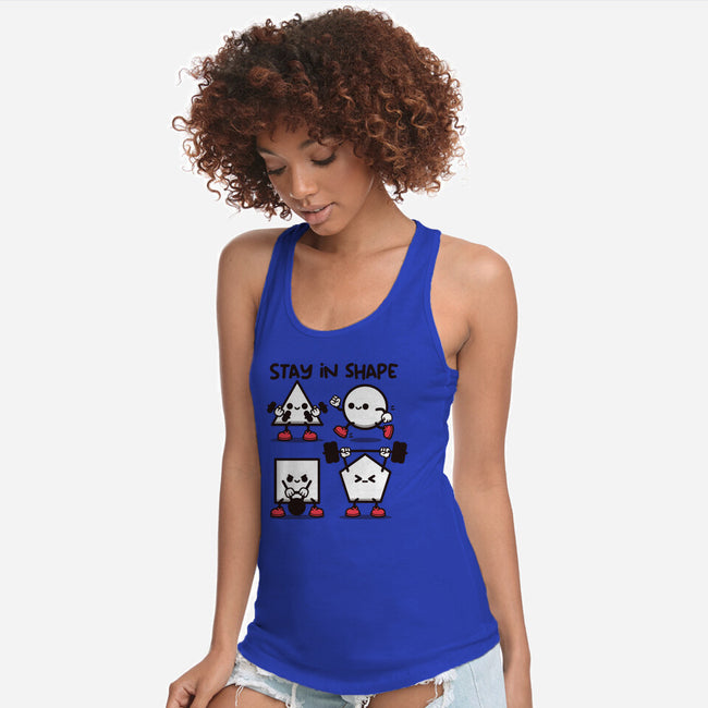Stay In Shape Geometry-Womens-Racerback-Tank-NemiMakeit