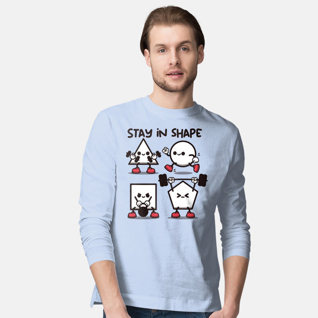 Stay In Shape Geometry-Mens-Long Sleeved-Tee-NemiMakeit