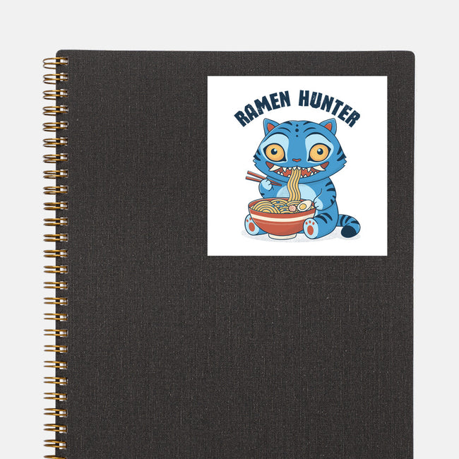 Ramen Hunter-None-Glossy-Sticker-GODZILLARGE
