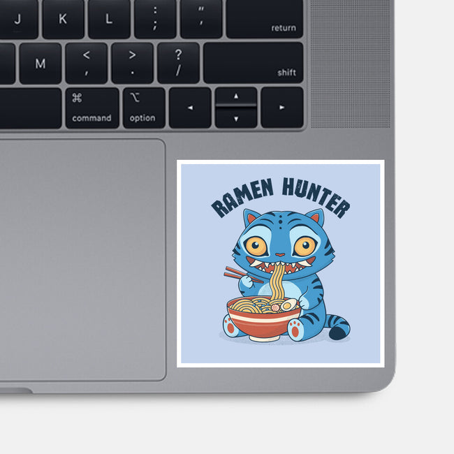Ramen Hunter-None-Glossy-Sticker-GODZILLARGE