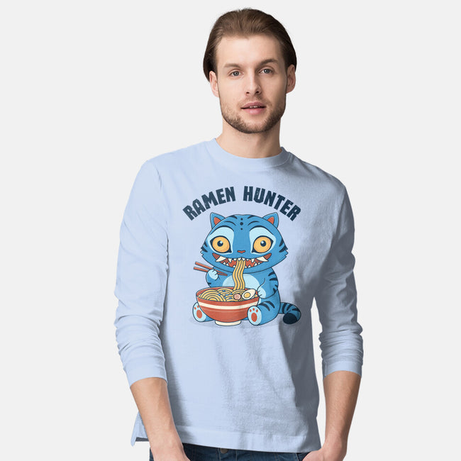 Ramen Hunter-Mens-Long Sleeved-Tee-GODZILLARGE
