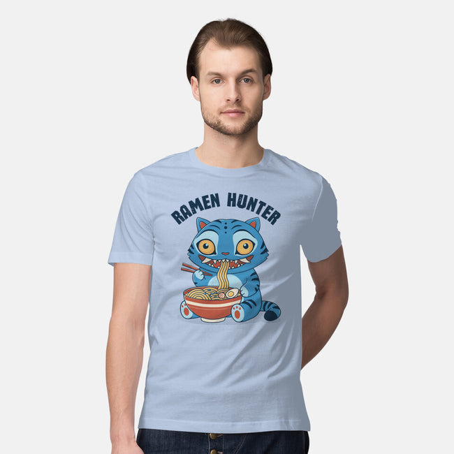 Ramen Hunter-Mens-Premium-Tee-GODZILLARGE