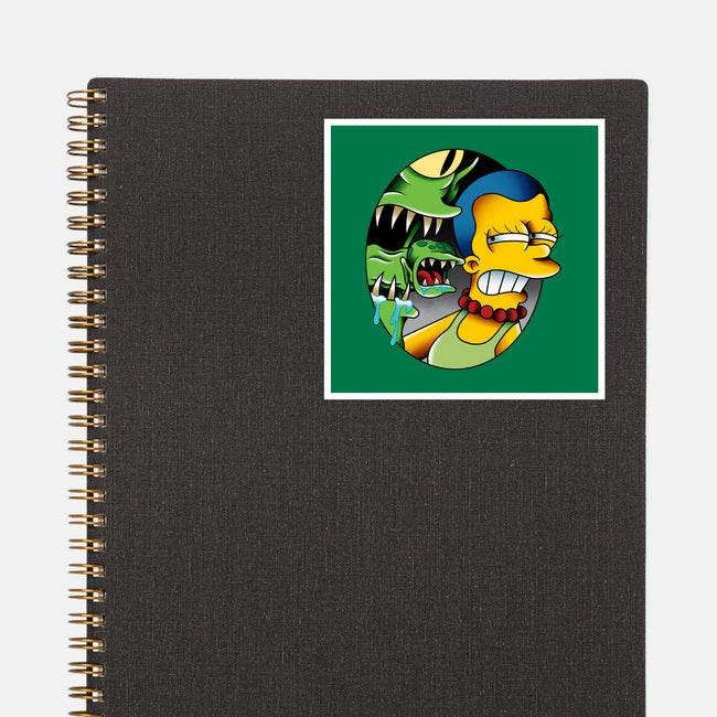 Bad Breath-None-Glossy-Sticker-Gooney Toons