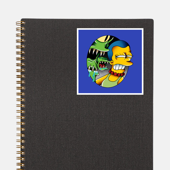 Bad Breath-None-Glossy-Sticker-Gooney Toons