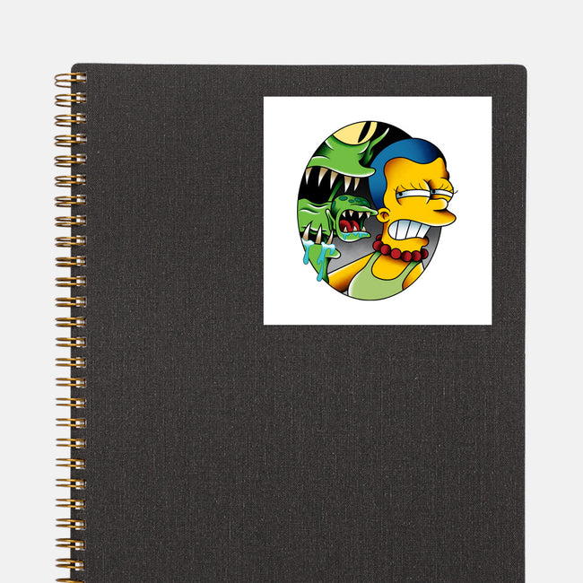 Bad Breath-None-Glossy-Sticker-Gooney Toons