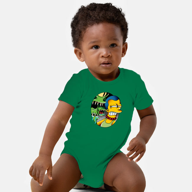 Bad Breath-Baby-Basic-Onesie-Gooney Toons