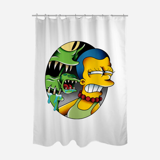 Bad Breath-None-Polyester-Shower Curtain-Gooney Toons