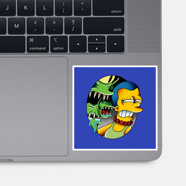 Bad Breath-None-Glossy-Sticker-Gooney Toons