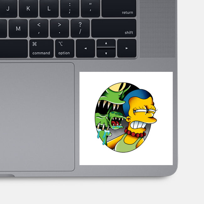 Bad Breath-None-Glossy-Sticker-Gooney Toons