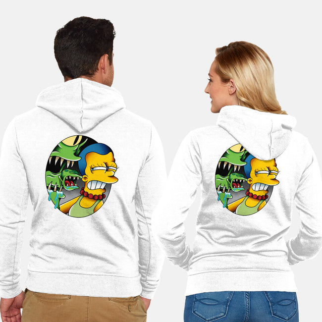 Bad Breath-Unisex-Zip-Up-Sweatshirt-Gooney Toons