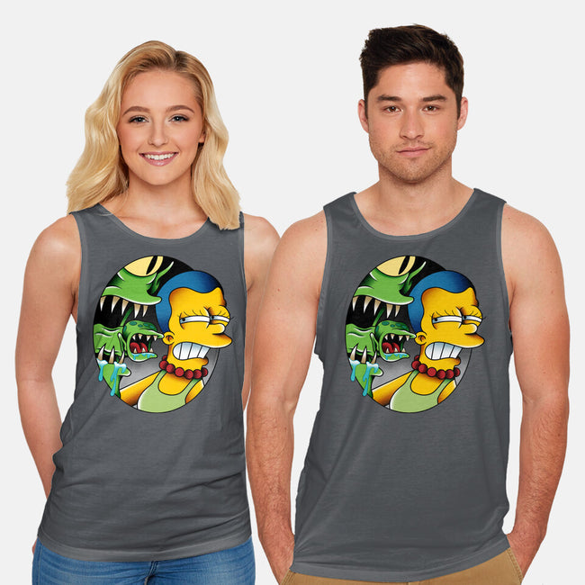Bad Breath-Unisex-Basic-Tank-Gooney Toons
