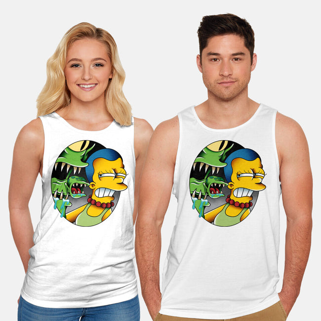 Bad Breath-Unisex-Basic-Tank-Gooney Toons