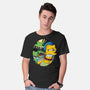 Bad Breath-Mens-Basic-Tee-Gooney Toons