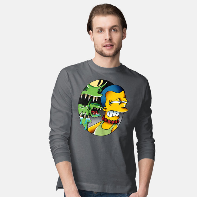 Bad Breath-Mens-Long Sleeved-Tee-Gooney Toons