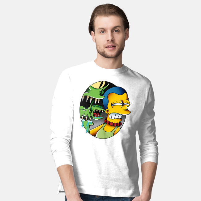 Bad Breath-Mens-Long Sleeved-Tee-Gooney Toons