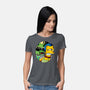 Bad Breath-Womens-Basic-Tee-Gooney Toons