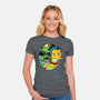 Bad Breath-Womens-Fitted-Tee-Gooney Toons